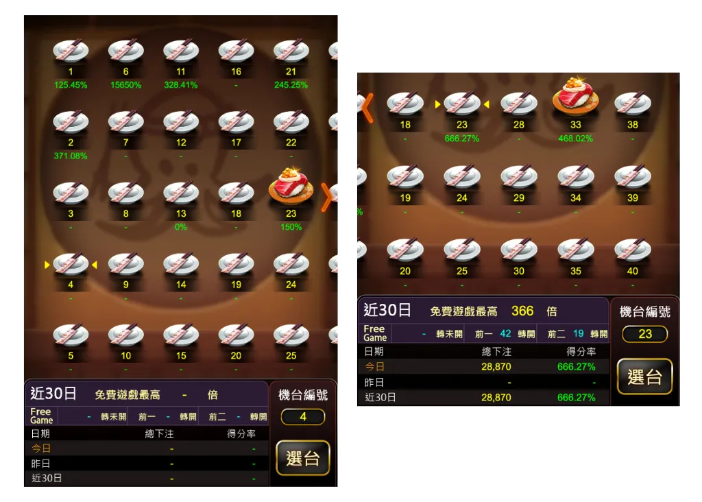RG電子《鮨Sushi》老虎機遊戲特色-自由選台